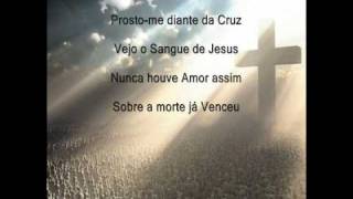 Aline Barros  Diante da Cruz  com Letra [upl. by Ocsirf]