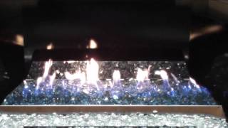 Peterson Real Fyre G21 Vent Free Glass Fireplace Burner [upl. by Arabrab41]