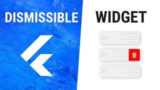 Flutter Dismissible Widget [upl. by Rodrigo982]