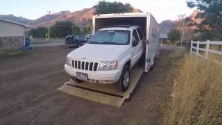 Enclosed Car Trailer Winch Install [upl. by Sabine]