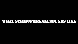 What schizophrenia sounds like [upl. by Yednarb]