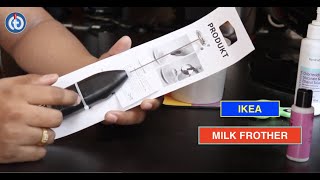 IKEA MILK FROTHER Review amp Battery Installation [upl. by Nnaillek]