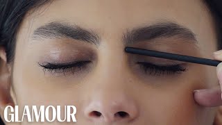 How to Shape Your Eyebrows  Glamour [upl. by Leonanie]