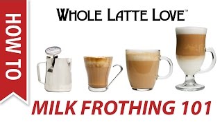 Milk Frothing for Beginners [upl. by Lawton]