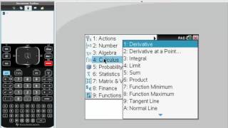 Calculating Integrals TInSpire CX CAS [upl. by Hoyt]