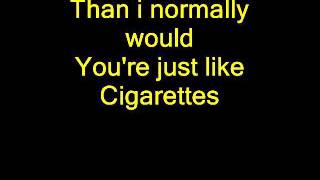 Boomarang  Cigarettes Lyrics Video [upl. by Siusan]