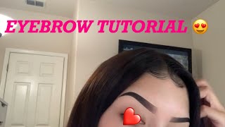 Eyebrow tutorial [upl. by Sophi63]