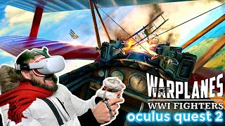 🔴LIVE  Warplanes WWI Fighters VR on Oculus Quest 2 [upl. by Nittirb655]