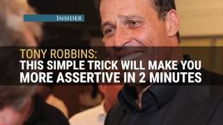 TONY ROBBINS This simple trick will make you more assertive in 2 minutes [upl. by Flavius412]