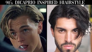 Mens Hair  Leonardo DiCaprio Inspired Hairstyle Tutorial [upl. by Bruell815]