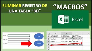 32 Curso excel  Buscar y Eliminar Registros filas con Macros [upl. by Truc815]