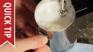 How to AutoFroth Milk for Lattes [upl. by Jake]