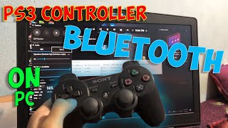 How to use DUALSHOCK 3 PS3 controller on PC using BLUETOOTHUSB [upl. by Rockel]