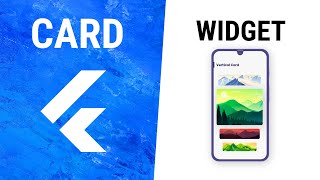 Flutter Card Widget [upl. by Norrahc145]