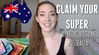 How To Claim Your Superannuation WORKING HOLIDAY AUSTRALIA [upl. by Feinstein670]