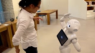 Meet Pepper the Friendly Humanoid Robot [upl. by Eillek]