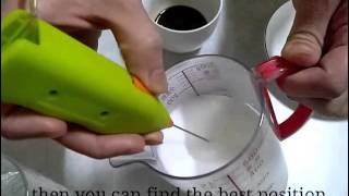 How To Make Latte Art with Mini Milk Frother [upl. by Carlina548]