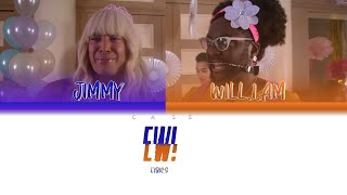 EW  Color Coded Lyrics  By Jimmy fallon ft William [upl. by Idyh444]