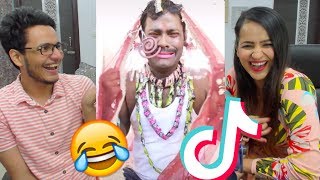 TikTok Try Not To LaughCringe Challenge vs My Sister [upl. by Karoly]