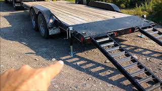 Trailer Project Part 4 trailer jacks [upl. by Yeslrahc]