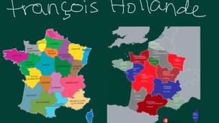 La France  régions et départements [upl. by Pippas685]