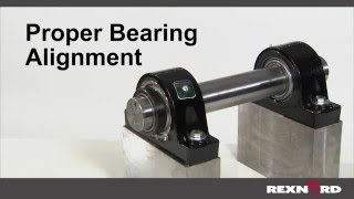 Proper Bearing Alignment with Rexnord [upl. by Nerhtak]