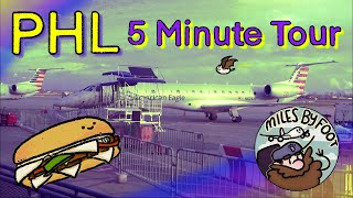 Philadelphia International Airport  A FiveMinute Tour [upl. by Wilma]