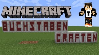 Buchstaben auf Banner craften  Minecraft Tutorial [upl. by Nikolas791]