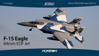 Eflite® F15 Eagle 64mm EDF PNP amp BNF Basic Jet [upl. by Polik335]