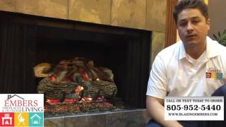 Real Fyre G52 Burner Gas Log Set Product Review [upl. by Latty225]