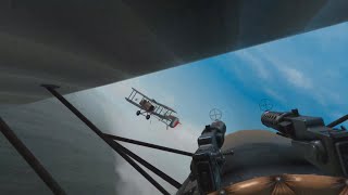 Warplanes WW1 Fighters Gameplay on Oculus Quest 2 [upl. by Kimon]