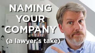 HOW TO NAME YOUR COMPANY get the best Trademark [upl. by Enaamuj952]