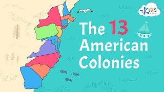 13 American Colonies  US History  Kids Academy [upl. by Joey]