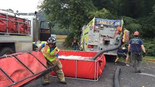 Part 4  Rural Water Supply Drill  Montoursville PA  September 2024  1000 GPM Club [upl. by Calderon]