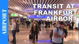 TRANSIT WALK AT FRANKFURT Airport FRA Terminal 1  Connection Flight Transfer Arriving amp Departing [upl. by Nylatsirhc]