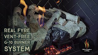 Real Fyre VentFree G10 Burner System [upl. by Rusel]