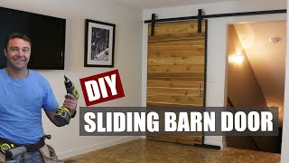 How to Make a Sliding Barn Door [upl. by Rhodes552]