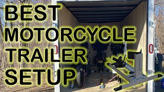 BEST MOTORCYCLE TRAILER SET UP [upl. by Oneil813]