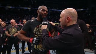 UFC 247 Jon Jones and Dominick Reyes Octagon Interview [upl. by Bernj]